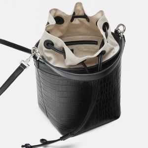 Zara Bags - Zara croc cube bag Zara Bags - Zara croc cube bag